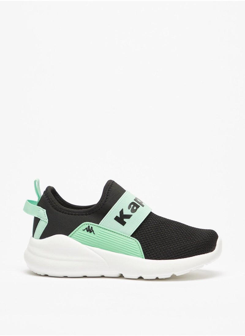 Kappa - Boys Logo Print Slip On Sports Shoes - Image 1