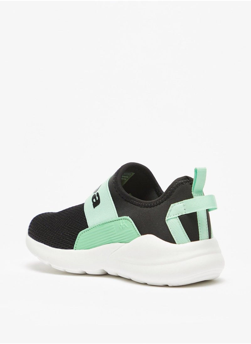 Kappa - Boys Logo Print Slip On Sports Shoes - Image 1