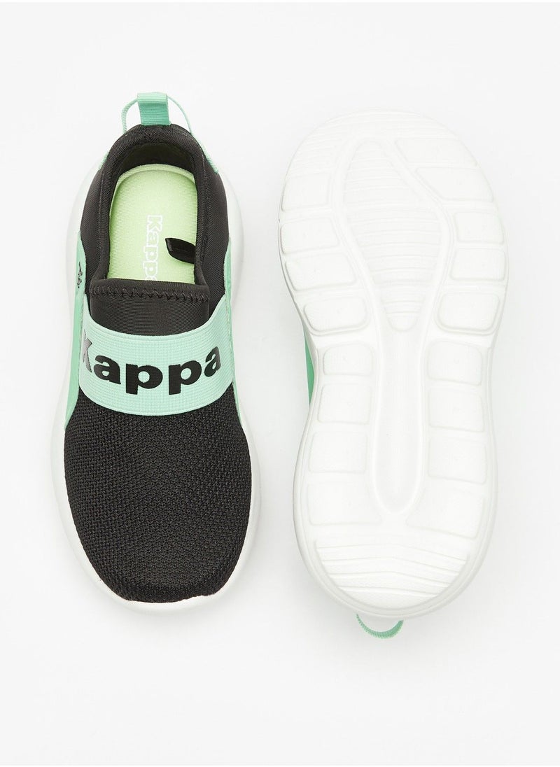 Kappa - Boys Logo Print Slip On Sports Shoes - Image 1