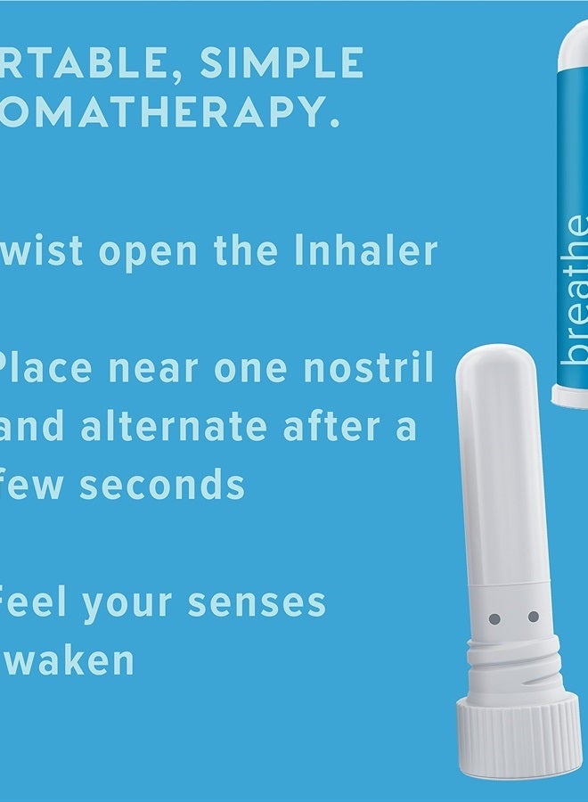 MOXE Breathe | Himalayan Salt Inhaler | Help Clear Congestion, Boost Focus and Improve Breathing | Natural Aromatherapy | Peppermint, Lavender and Tee Tree Essential Oil (3 Pack) - Image 4