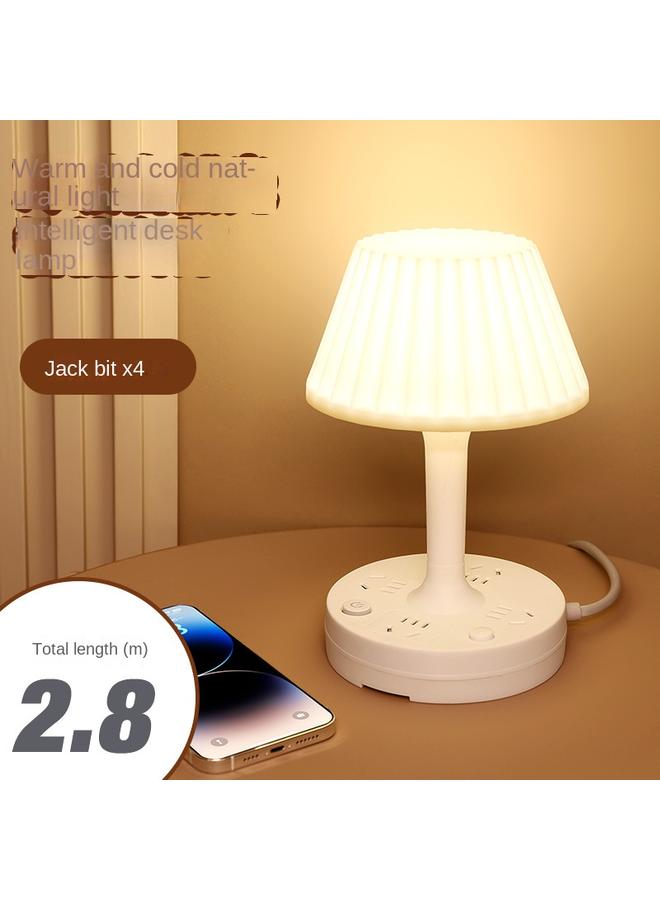 Bluejw Factory Direct Supply New Desk Lamp Master Bedroom Bedside Lamp Baby Feeding Eye Protection Night Light Socket Integrated Sleep Lamp - Image 1