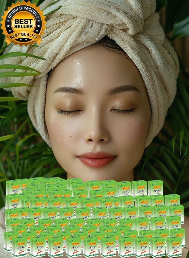 Pyary 98 Pieces Ayurvedic Turmeric Soap 75gram - Image 1