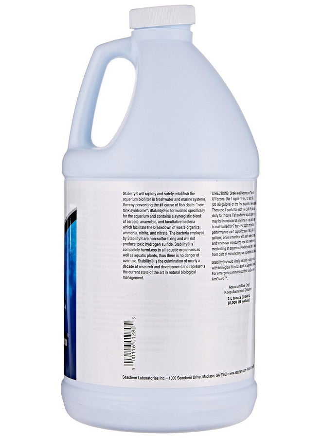 Seachem Stability Fish Tank Stabilizer - For Freshwater and Marine Aquariums 2L / 67.6 oz - Image 1