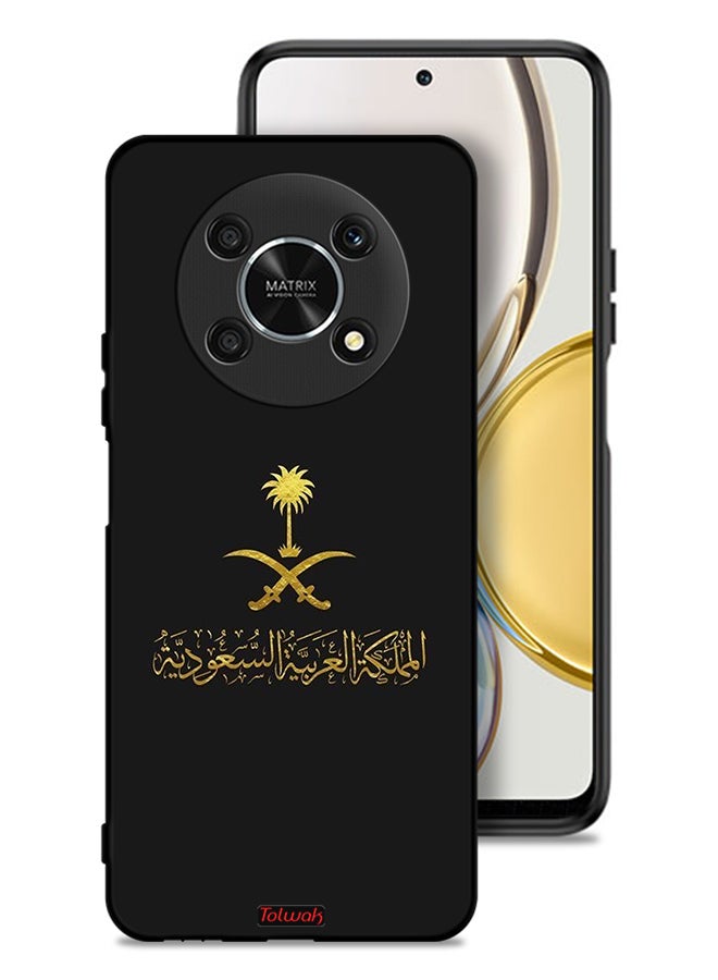 Tolwak غطاء حماية لهاتف Honor X9 5G مع شعار المملكة العربية السعودية - Image 1