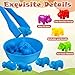 GKDOMS Counting Animals Toys Matching Game with Sorting Bowls Preschool Learning Activities Montessori Sensory Toy for Math Color Sorting Party Favors Birthday Exchange Gifts for Toddlers - Image 2