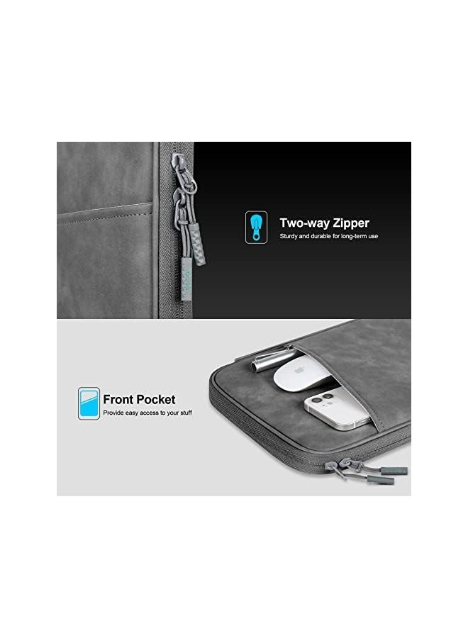 لاكدو حافظة لجهاز iPad Pro M4 مقاس 11 بوصة / 11 بوصة iPad Air M2 / 10.9 بوصة iPad / 10.2 بوصة iPad / 10.9 بوصة iPad Air / 10.5 بوصة iPad Pro Air، حقيبة Galaxy Tab A9+ مقاس 11 بوصة، لوحة مفاتيح سحرية مناسبة، رمادي داكن - Image 2