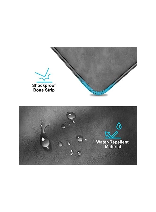 لاكدو حافظة لجهاز iPad Pro M4 مقاس 11 بوصة / 11 بوصة iPad Air M2 / 10.9 بوصة iPad / 10.2 بوصة iPad / 10.9 بوصة iPad Air / 10.5 بوصة iPad Pro Air، حقيبة Galaxy Tab A9+ مقاس 11 بوصة، لوحة مفاتيح سحرية مناسبة، رمادي داكن - Image 4