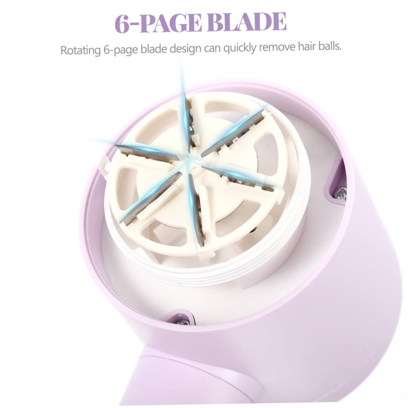 USB Rechargeable Lint Remover Shaver Portable Fuzz Remover for Clothes Pink 20.5x8cm - Image 5