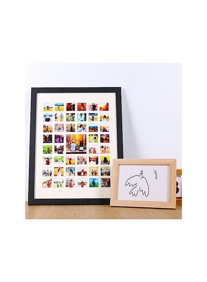 The Bros Photo Frame With Mount, Wall Gallery Photo Frames, Picture Frame Set For Wall Tabletop Frames Home Decor (Black; Size: 21 * 29.7cm) - Image 5
