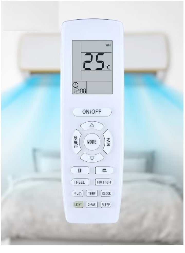 Gravity New YAP1F for GREE AC A/C Air Conditioner Replacement Remote Control – Compatible with YB1F2, YB1FA Models, Easy to Use and Program