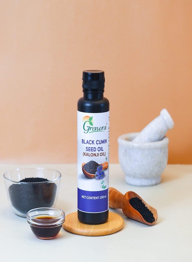 Grenera Black Cumin Seed Oil 250 ml, Cold Pressed, Nigella Sativa, Kalonji Oil for Immunity, Skin, Hair, Rich Source of Natural Thymoquinone, Rich in Omega 3,6 & 9 - Image 2