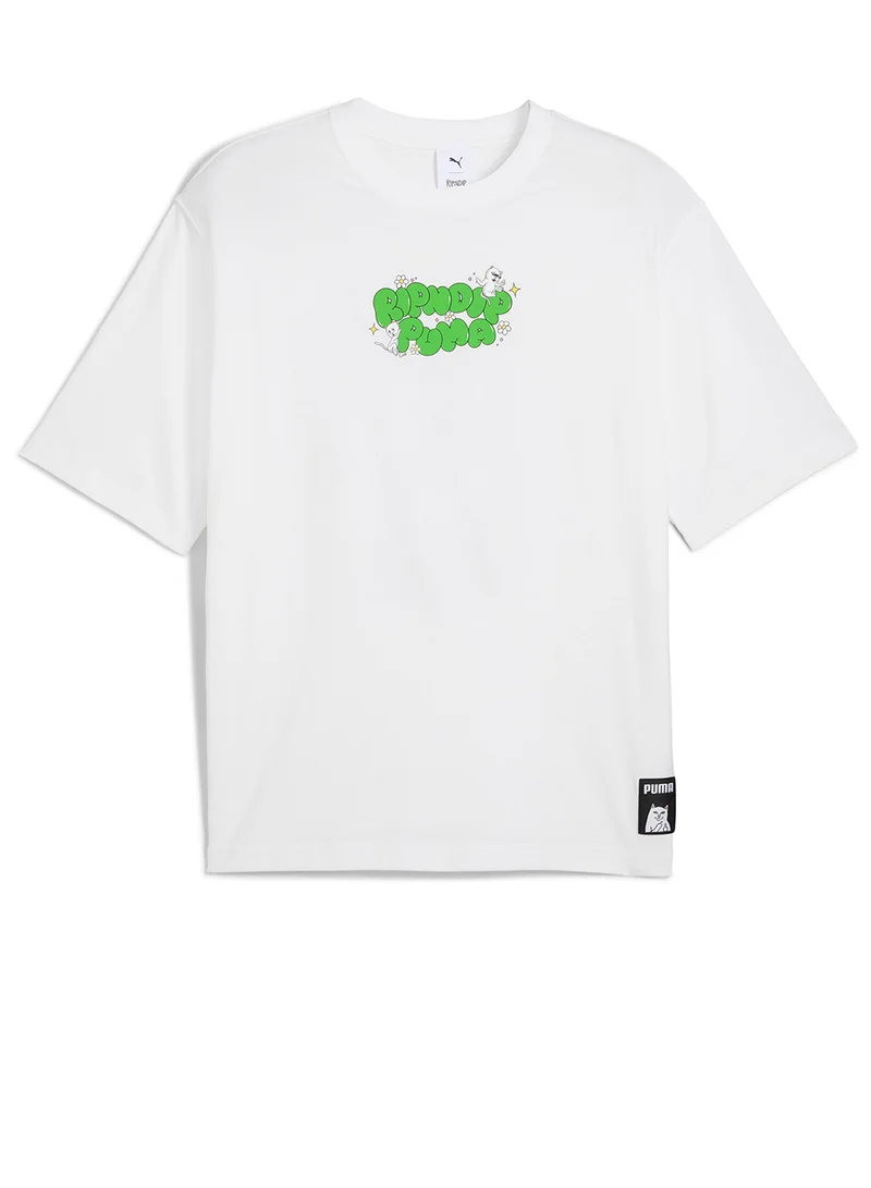 بوما تيشيرت ريبنديب بطبعة جرافيك بقصة بوكسي