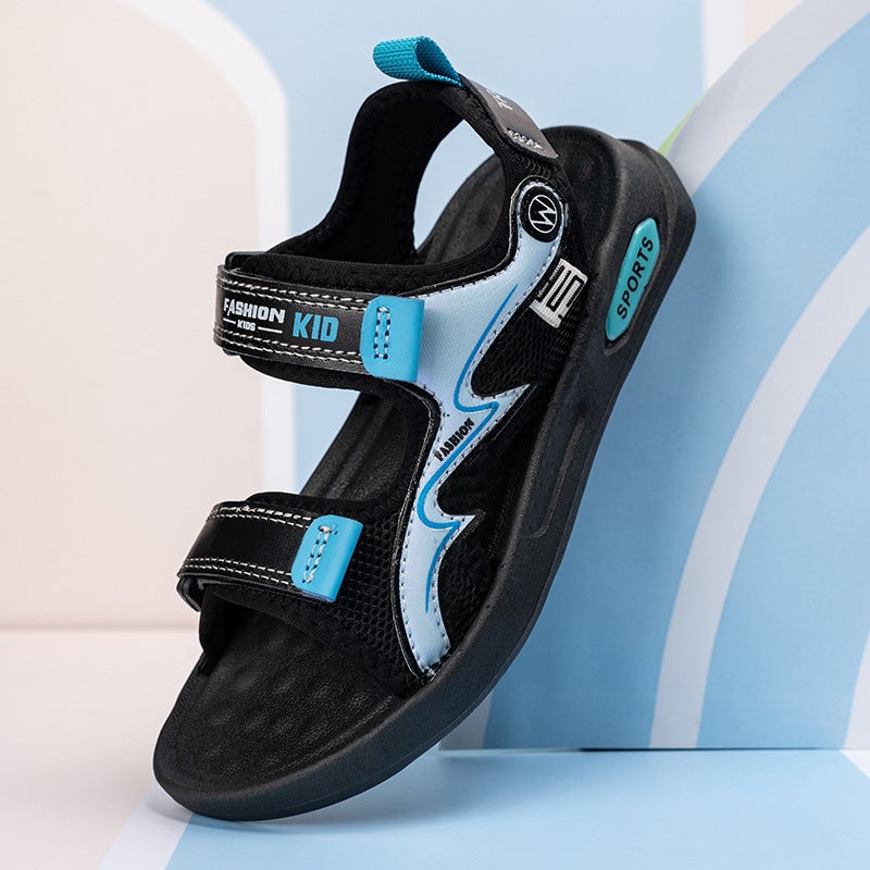 24 Children'S Sandals Big Children'S Sandals Breathable Daily Casual Boys Beach Shoes - Image 1