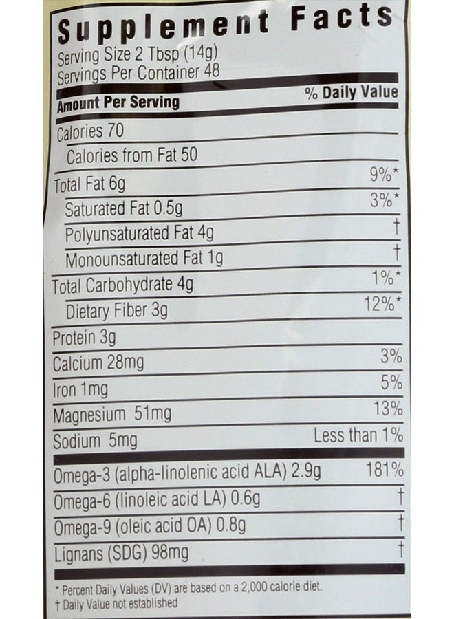 Spectrum Essentials Organic Ground Premium Flaxseed, 24 Oz - Image 2