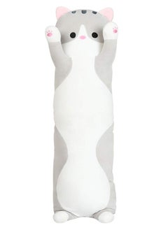 Cat Long Plush Body Pillow,  110CM Squishy Pillow for Animals Doll Toy Gift for Girlfriend Girls Boys