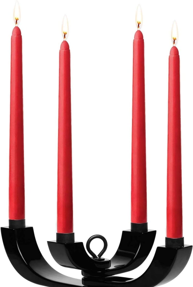 Howemon 14 Pack Red Taper Candles - Taper Candles 12 Inch Dripless, Smokeless & Unscented - 10 Hours Long Burning - Hand Poured Tall Candlesticks - Ideal for Weddings, Dinner Parties, and Home Decor - Image 3
