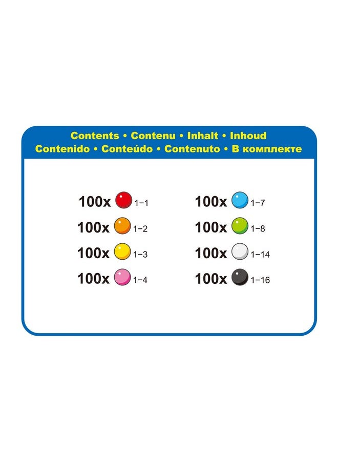 Aquabeads - Solid Bead Pack - Create Endless Creations With Refill Of Over 800 Beads! - Image 1
