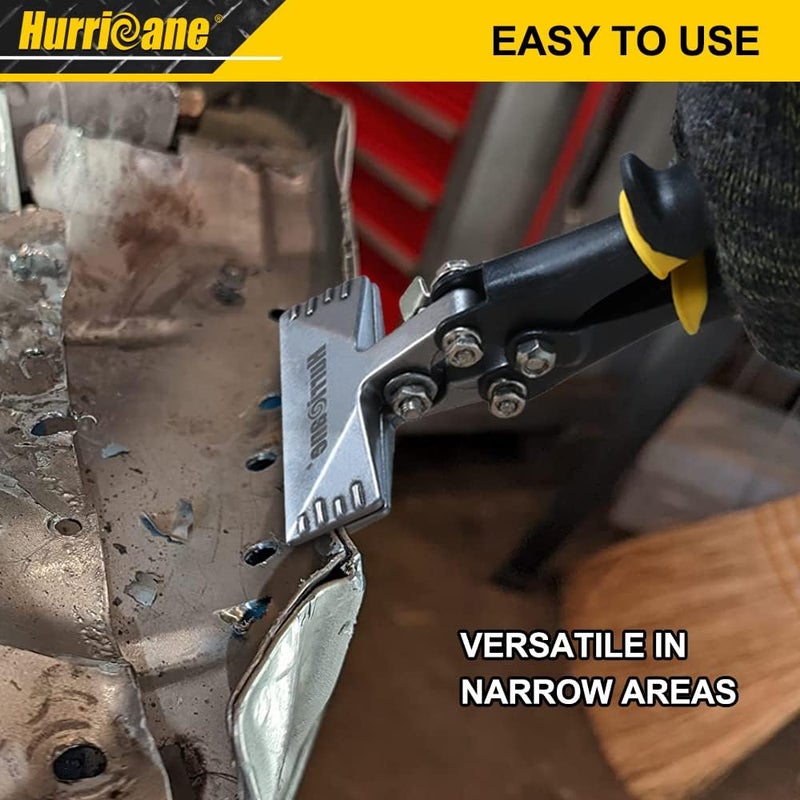 Hurricane أداة لحام يدوي من هوريكان 3 إنش، مثني ثقيل الوزن لتمليس المعادن، كماشة دقة بيل وملقط معدني، مثالي لمشاريع التكييف، فك مسطح مريح وسلس - Image 5