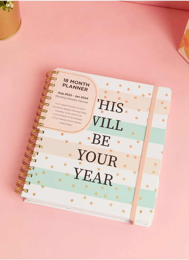 Tri-Coastal 18 Month This Will Be Your Year Planner