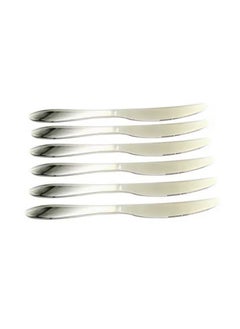 Generic 24 Piece Cutlery Set Stainless Steel Flatware Cutlery Set, 6 Each Knife, Spoon, Fork, teaspoon, Multi Person Cutlery Set Silver 32x26x5 cm  - Image 5