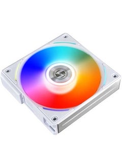 LIAN LI Lian-Li UNI Fan AL120 V2 Single White, PBT+PC+Aluminum Materials, 120mm Fans, Up to 1900 RPM Fan Speed, 64.5 CFM Airflow, 1 Pack | G99.12ALV21W.00  - Image 4
