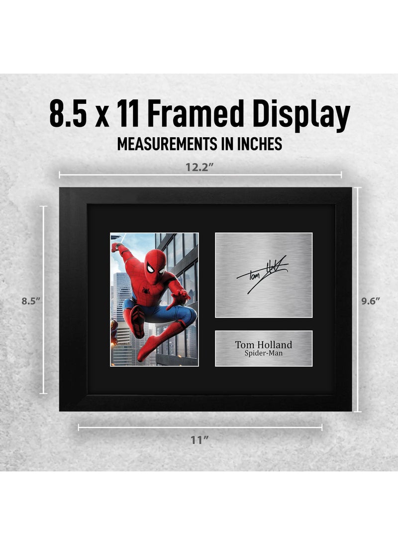 HWC Trading HWC Trading Tom Holland Gift USL Framed Signed Printed Autograph Spiderman Gifts Print Photo Picture Display - US Letter Size  - Image 1