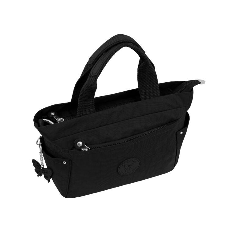 CAPRICE COLLECTION Unisex Small Shoulder Bag – Black, Water-Resistant Nylon, 9.5L Capacity - Image 5