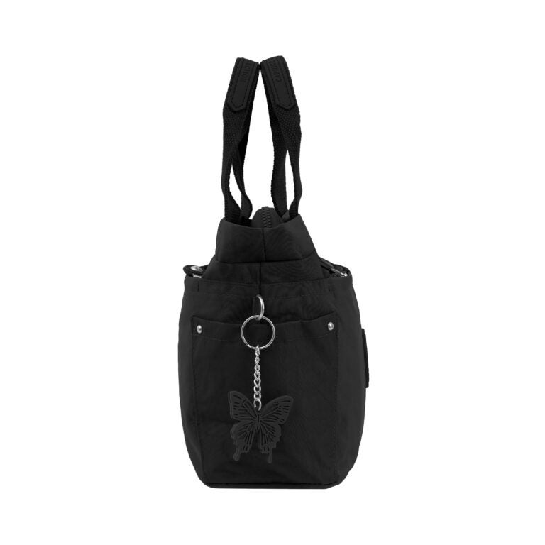 CAPRICE COLLECTION Unisex Small Shoulder Bag – Black, Water-Resistant Nylon, 9.5L Capacity - Image 4