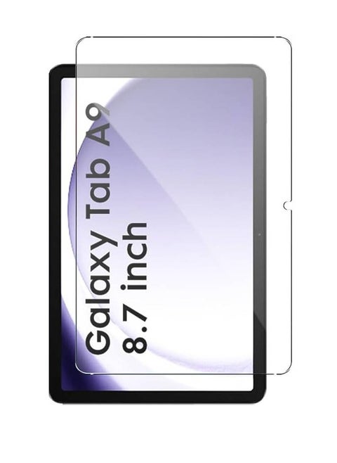 For Samsung Galaxy Tab A9 8.7 inch Screen Protector HD Clear Anti-Scratch Bubble Free 9H Hardness Tempered Glass - Clear