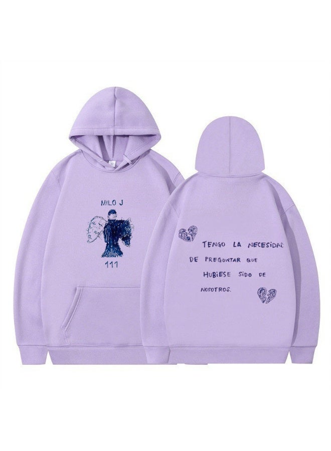 NIBEMINENT Milo J Hooded Sweatshirt - Unisex Loose Fit Polyester Pullover for Sports and Leisure - Image 1