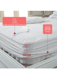 Eve Tekstil Eve Textile Double Jumbo Size Fitted Elastic Liquid Proof Mattress Protector 200X200 