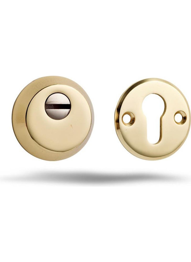 KALE KILIT Kale Lock Steel Door Barrel Badge Yellow 