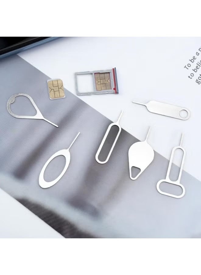 مجموعة أدوات فتح وإخراج شريحة SIM، 24 قطعة، أداة فتح بالإبرة، دبابيس إخراج درج الشريحة، متوافقة مع جميع أجهزة iPhone وiPad وسامسونج جالكسي وHTC والأجهزة اللوحية والهواتف الذكية - Image 5
