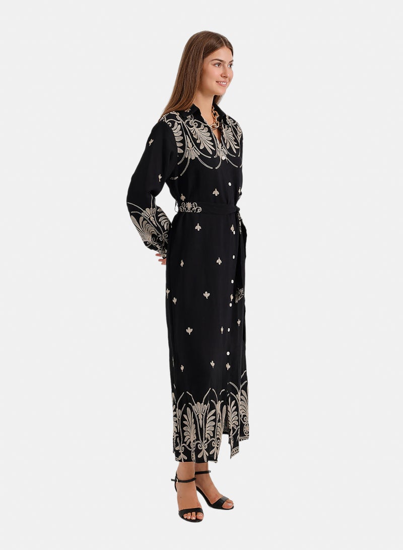 Carina Long Sleeve Maxi Dress - Image 2