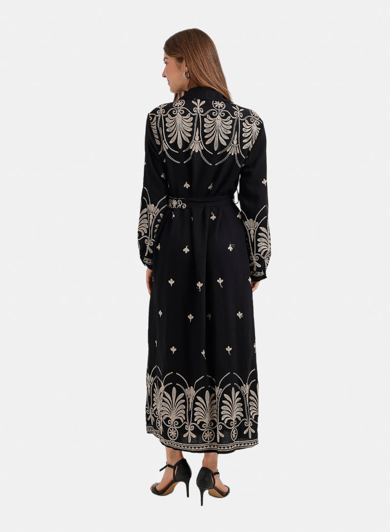 Carina Long Sleeve Maxi Dress - Image 4