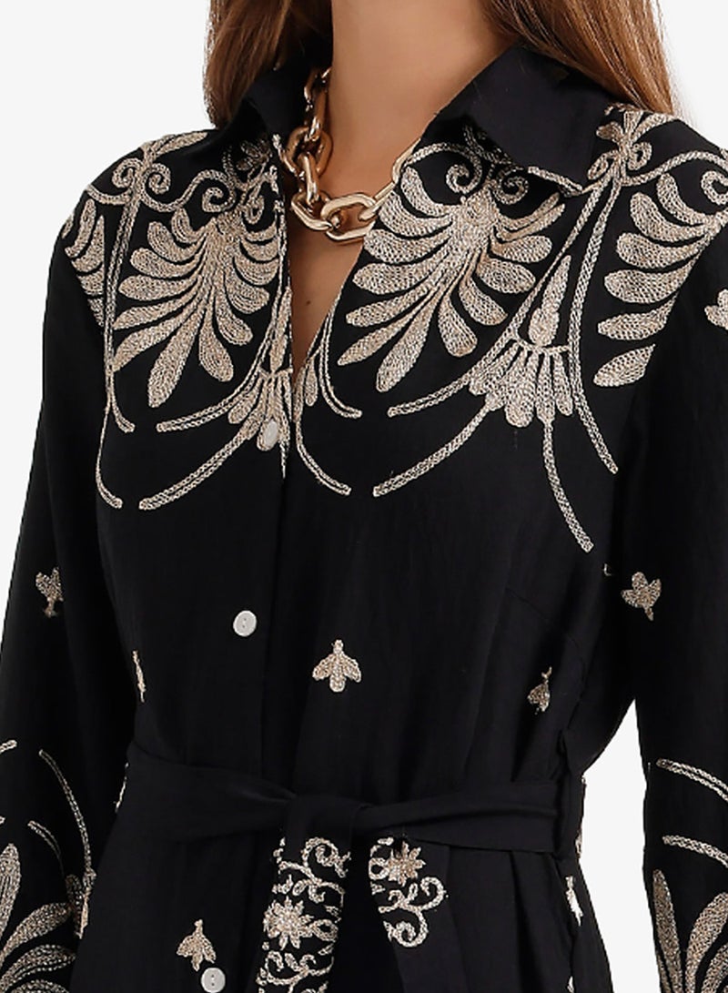 Carina Long Sleeve Maxi Dress - Image 5