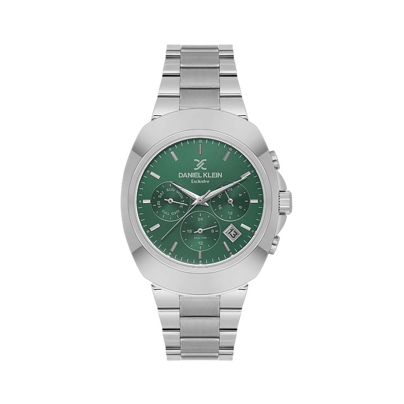 DANIEL KLEIN Exclusive Silver Stainless Steel Watch for Men DK.1.14211-4 - Image 1