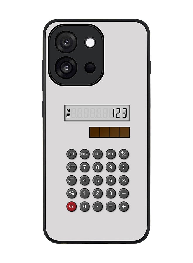 Stylizedd For OnePlus 13s / 13T Case,Slim fit Camera Protection, Shockproof Thin Phone cover  - Calc (White)