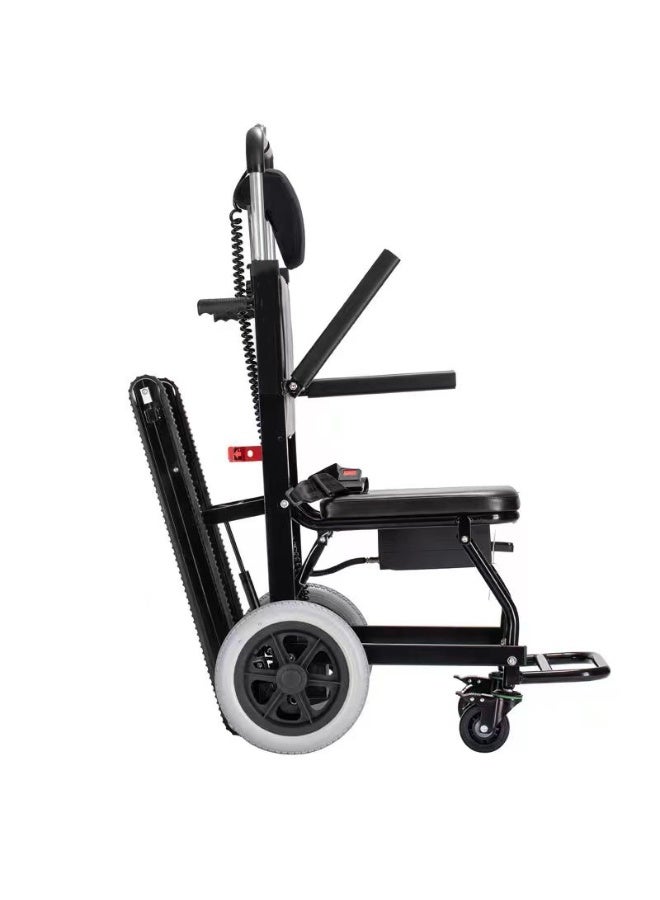 كرسي متحرك كهربائي للسلالم ذكي لرفع الجثث على السلالم لمساعدة كبار السن وذوي الإعاقة بسعة وزن تصل إلى 396 رطلاً - Image 2