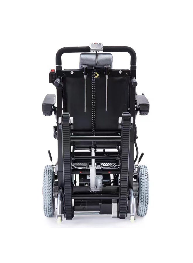 كرسي متحرك كهربائي للسلالم ذكي لرفع الجثث على السلالم لمساعدة كبار السن وذوي الإعاقة بسعة وزن تصل إلى 396 رطلاً - Image 3