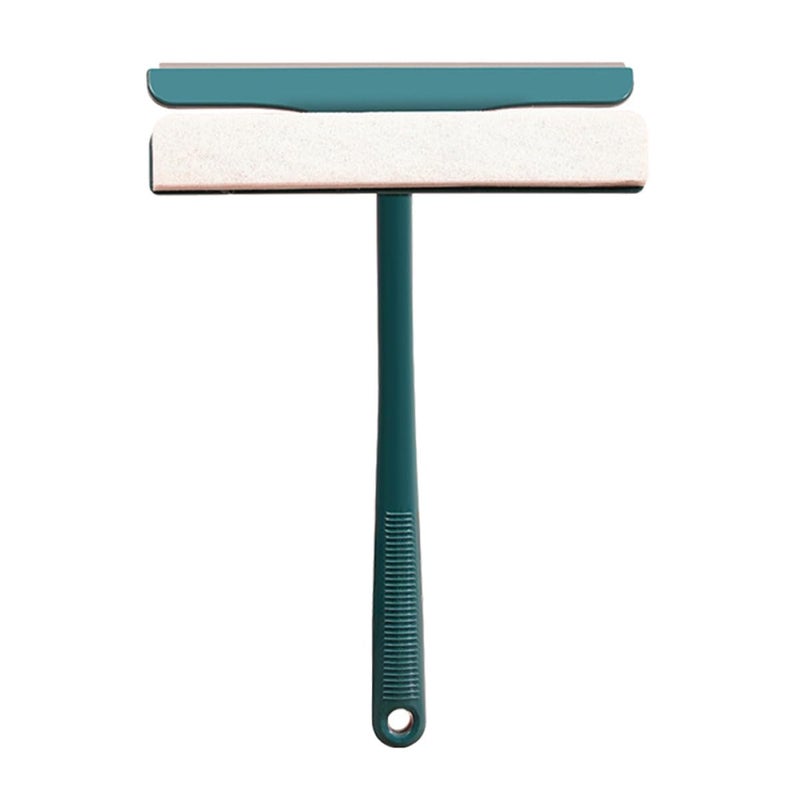 Rotatable Blade Car Window Squeegee And Home Glass Cleaner Dark Green - Image 2