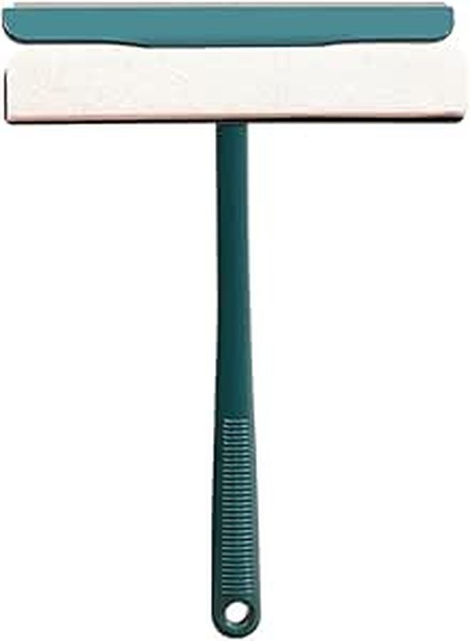 Rotatable Blade Car Window Squeegee And Home Glass Cleaner Dark Green - Image 1