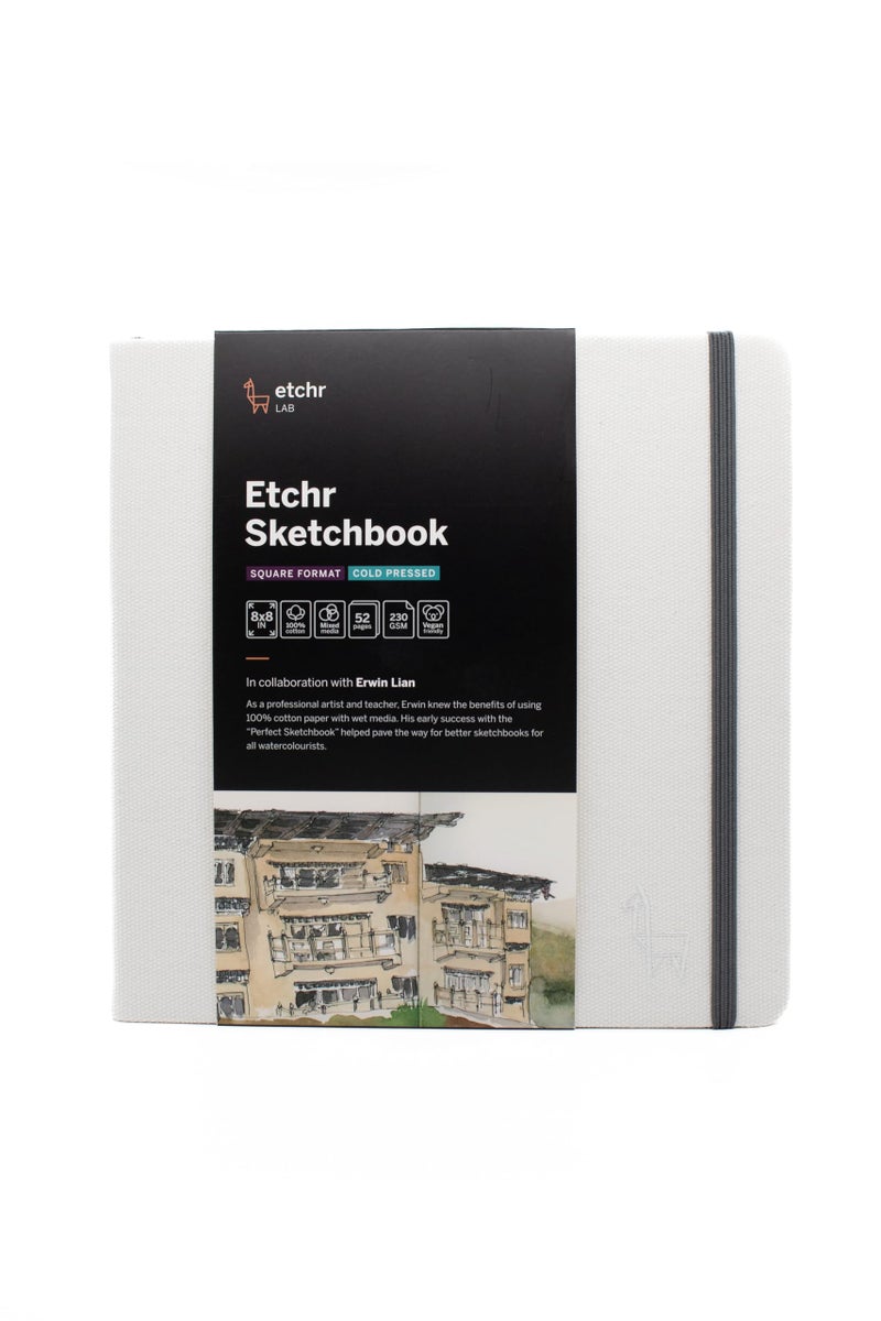 ETCHR 8" Square Etchr Sketchbook: Cold Press - Image 1