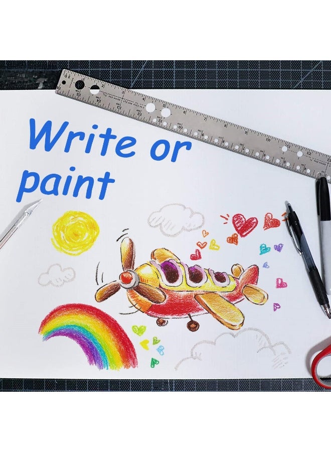 كرافت ماجيك عبوة من 20 لوحًا من الفوم مقاس A4 (21.7 × 30 سم)، ألواح فوم خفيفة الوزن بسمك 5 مم، لون أبيض، مناسبة للعروض التقديمية والمتاجر والمكاتب والمشاريع الفنية. - Image 5