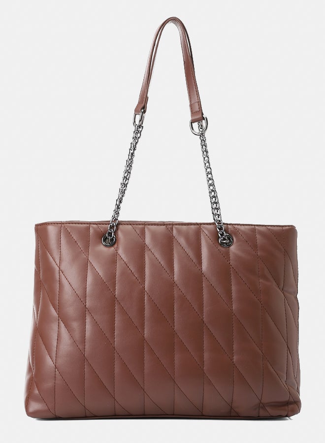 DejaVu LID-DVTX-015 Cross Leather Shoulder Bag - Image 3