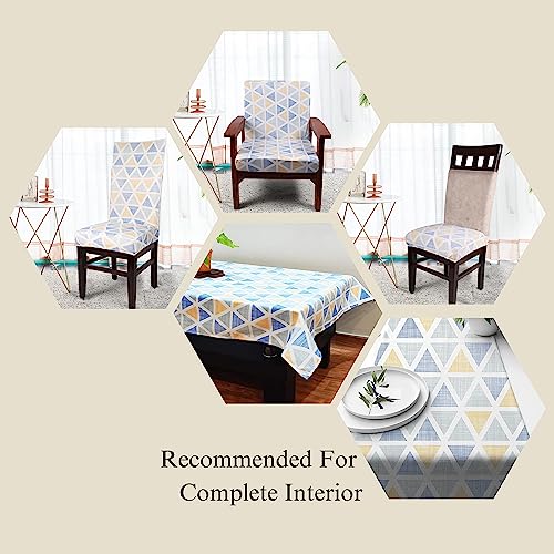 BRICK HOME Multi Triangle Printed Poly Cotton 4 Seater Table Runner and Bed Runner (13 X 60 Inches) - Image 4