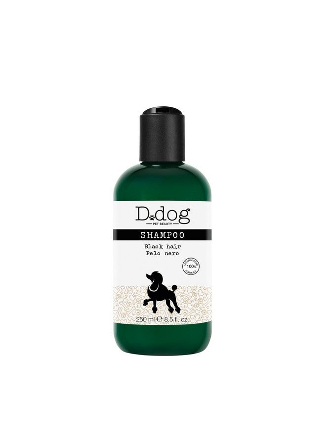 Diego dalla Palma D-Dog Pet Shampoo Black Hair - Shines and Brightens Fur - Enhances Color of Black and Dark Coat - Removes Dirt and Buildup with Every Wash - Hypoallergenic and Alcohol Free - 8.5 Oz - Image 1
