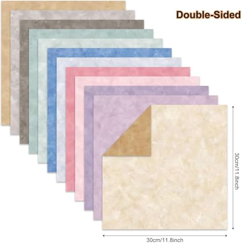 iKammo 12×12 Boho Scrapbook Paper Vintage Flower Pattern Paper Pad,24 Sheets Double-Sided Bobo Floral Scrapbooking CardStock Papers Pad for Holiday Cardmaking DIY Origami Papers. - Image 2