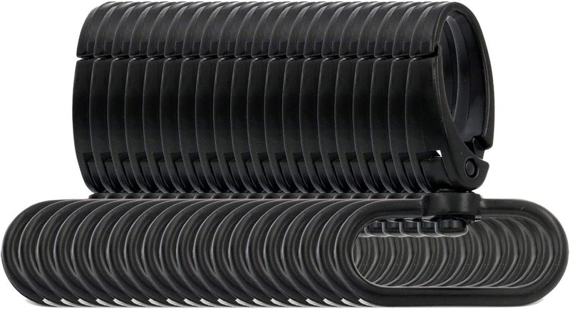 BIKICOCO 1-1/4'' Swivel Trigger Lever Push Gate Snap Hook Lobster Claw Clasp Spring Loaded Clip, Oval Ring Ended - Pack of 20 - Image 1