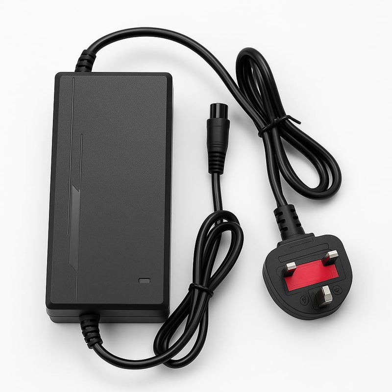 FUKUKAWA® 60V 2A E-Bike & Scooter Battery Charger | DC 67.2 V Output 2A 150 W Max | Fast Charge Smart Lithium Charger with Overheat & Over-Voltage Protection | UK 3-Pin Plug 220 V 50 Hz - Image 1